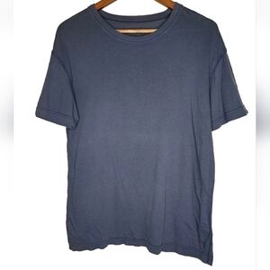 Public Opinion Short Sleeve Cotton Tee in Blue Size L